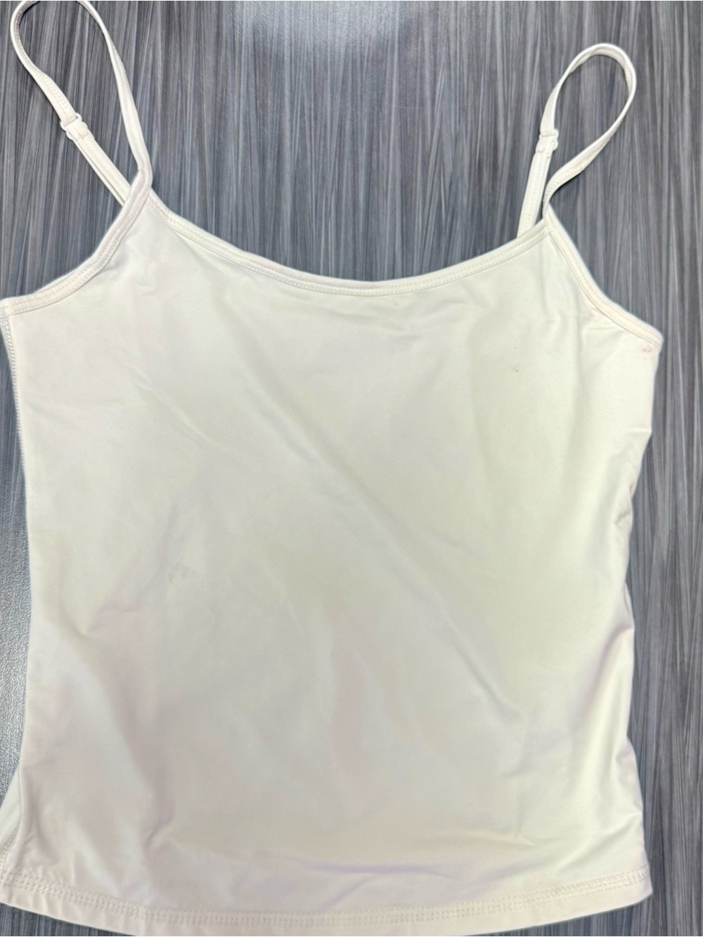 stradivarius White Adjustable Strap Camisole